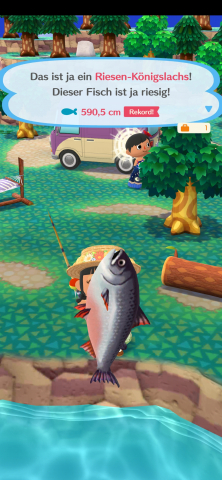 Wieder ein sehr seltner Fisch gefangen!