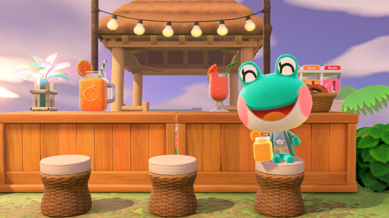 Liliane geniesst den Freitag Nachmittag in der Strandbar