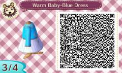 Warm Baby-Blue Dress 3
