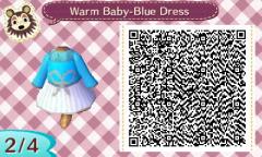 Warm Baby-Blue Dress 2