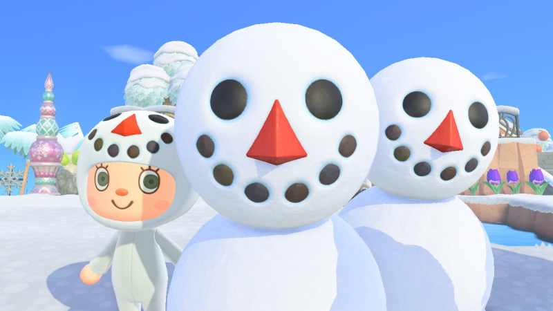 Drei Schneemänner...