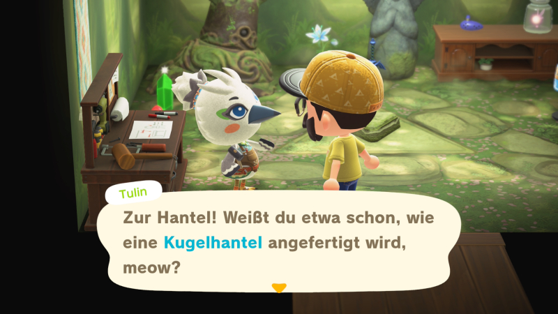 Zur Hantel aber auch.