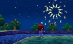 Nachtangeln mit Glitzerhimmel